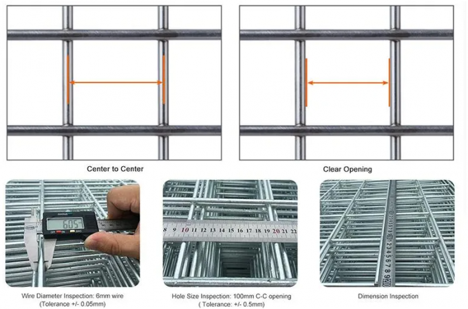 6 Gauge Welded Wire Mesh Fence Panels/Welded Wire Mesh Panel 0
