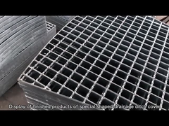 Press Locked Galvanized Steel Grating Expanded Metal Mesh 40 X 100 Mm Pitch