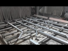 V-shape Bending Curves Fencing with PVC Coating for Airport Service Area