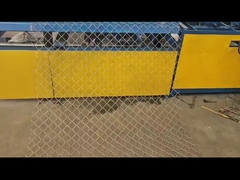 Galvanized Hole Cyclone 60x60 50ft Pvc Coated Chain Link Fencing High 1.8m