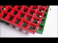 Square Mesh 20*20*40 Fiberglass/FRP Molded Grating with High Strength Corrosion Resistant