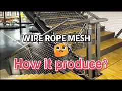 Flexible X Tend 1.2mm Steel Rope Mesh For Balustrade