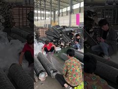 Green 20 Ga Metal Wire Mesh Decorative Hexagonal Wire Netting PVC Coated