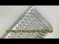 Hot Dipped Galvanized Plate Perforated Metal Mesh Safety Grating Walkway Anti - Rust