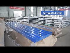 Corrugated Steel Roof Sheet Color Coated with Cutting and Welding Processing Services