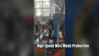 High Speed Automatic Twisted Wire Mesh Production Line