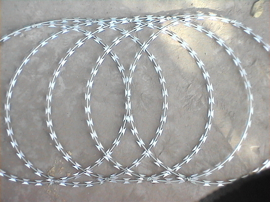 Safety Barbed Hdg Concertina Razor Wire Mesh 12x12 Bwg