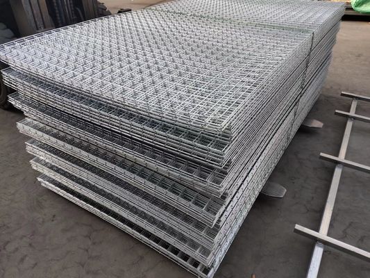 Square Hole Welded Wire Mesh Panel, Galvanized Welded