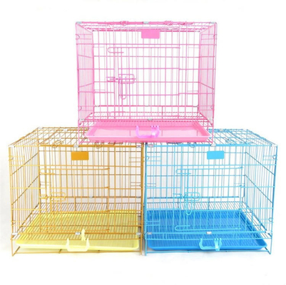 Stainless Steel Collapsible Dog Cage For Large Medium And Small Pet