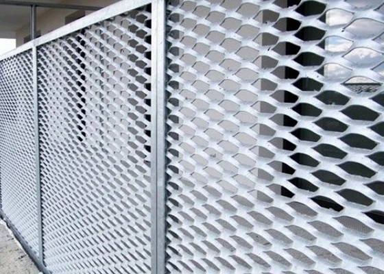 Expanded Galvanized Steel Metal Wire Mesh Diamond / Hexagonal