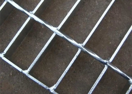 Galvanized Steel Grating Welded Steel Bar 25x3 800x1000 Metal Grid Plate For Platform Walkway