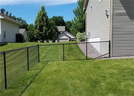 60x60mm Pvc Coated Galvanized Chain Link Fence Fabric For Security