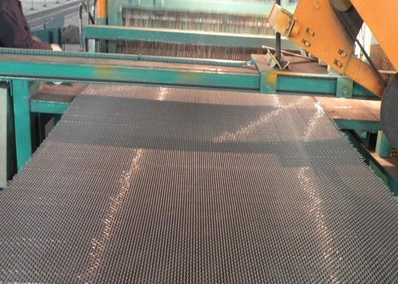 Crimped Woven Vibrating Screen Mesh Have Hook For Mining