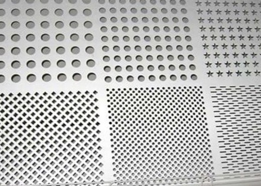 Aluminum Punching Hole Decorative Perforated Metal Mesh For Fencing