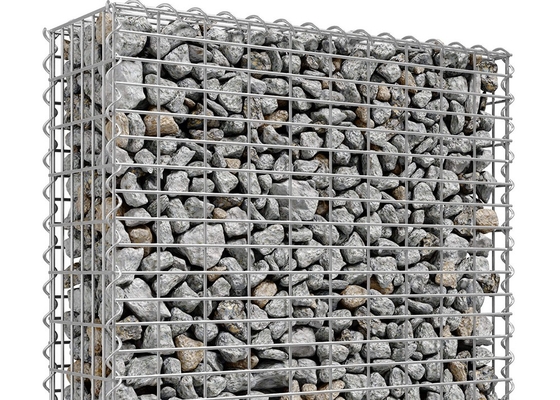 Customized Shape Hot Dipped Galvanized Welded Gabion Mesh For Gabion Screen
