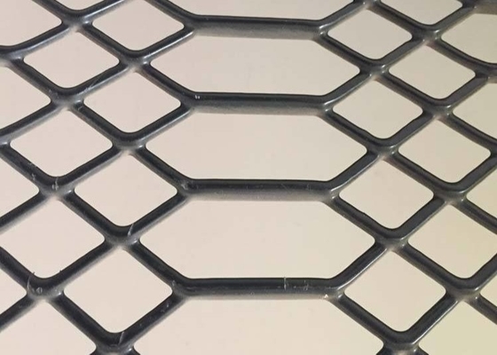 Powder Coated Expanded Metal Mesh Customized Carbon Steel Stainless Steel