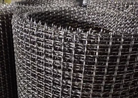 Aperture 2mm Square Stainless Steel 304 Crimped Woven Wire Mesh 20x20mm