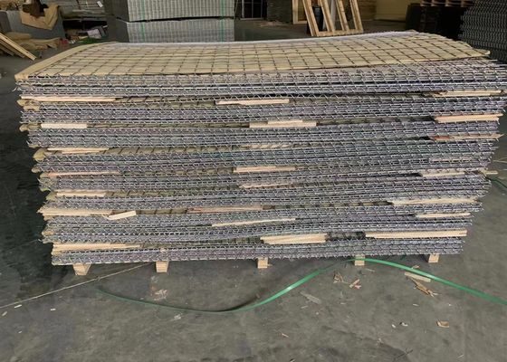 Heavy Duty Blast Wall Gabion Hesco Barrier Wall weather Resistance