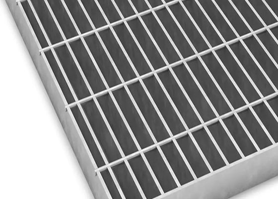 Iso Galvanised Floor Grating Platform Serrated Metal Grating 0.3MM- 8MM