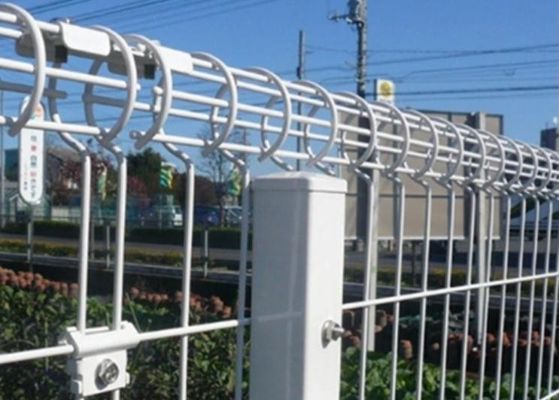 Ornamental Double Loop Roll Top Fencing Pvc Powder Coated 2.0m Height