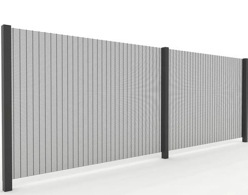 High Security 358 Mesh Fencing Panels Glavanized Electrostatic Powder Coated 2.9m