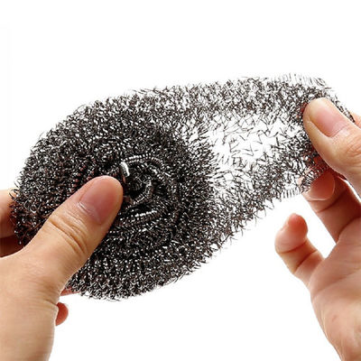 5-6.5cm Kitchen Steel Wool Dish Washing Wire Ss410 Stainless Steel Wire Scourer