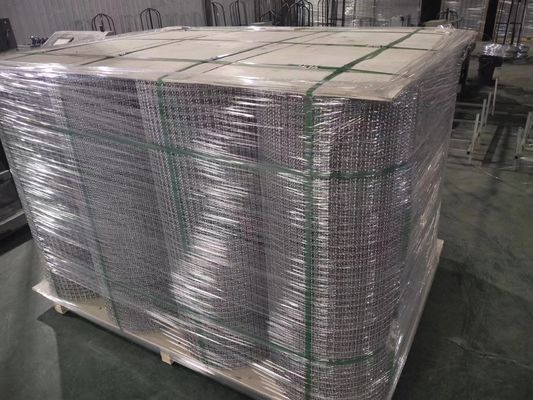 20mm Opening Wire Screen Mesh Aluminum Crimped For Pig Raising