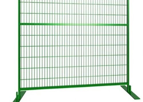 6'H Commercial CA Style Temporary Fencing PVC Coating With Security Clamps And Accessories Available