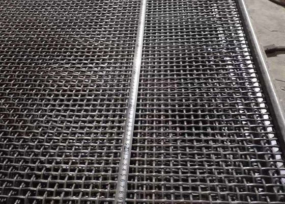 Rectangular Hole Mining Screen Mesh With Hook , Vibrating Screen Mesh