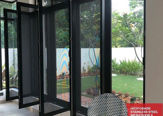 Durable Anti-Theft 11mesh Stainless Steel 304 316 Black Epoxy Coated Security Screen for Window