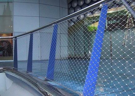 Diamond Hole 1 2 Inch 3 Inches 304 316L Stainless Steel Flexible Wire Rope Mesh Netting For Bid Aviary