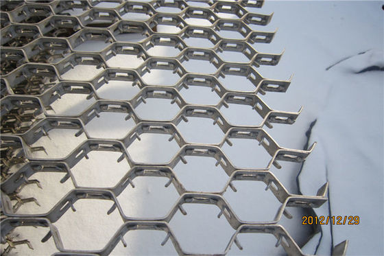 2mm 2.5mm Thickness Hex Mesh Refractory Stainless Steel