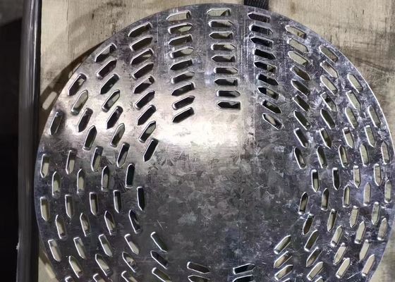7" Diameter Anti Split Plate Round Galvanized