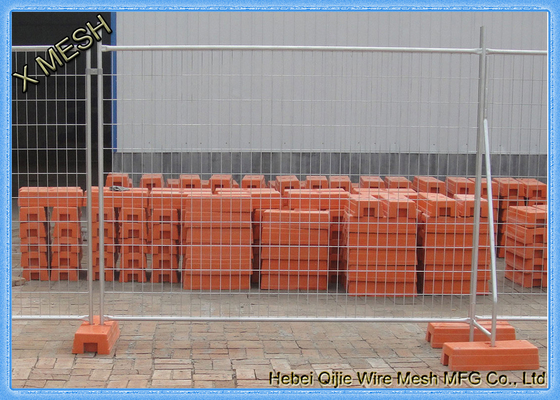 AS 4687 Standard hot dipped galvanized Site Security Temporary Mesh Fencing , Temporary Net Fencing