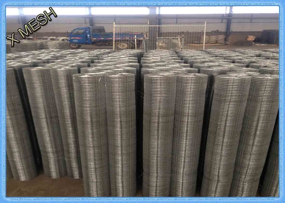 12.7×12.7mm Welded Metal Mesh Panels Carbon Steel Iron Wires Electric Galvanizing