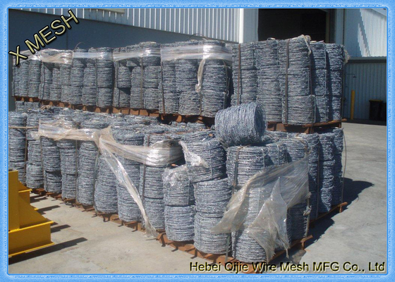 Border Security Protection Galvanized Barbed Wire Steel ASTM Standards