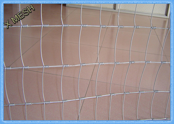 High Tensile Welded Wire Fence Panels Galvanized 1.5m Hinge Joint For Sheep / Goat