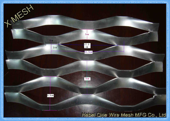 Mild Stainless Steel Expanded Metal Mesh 1 Inch PVC Coated Welded