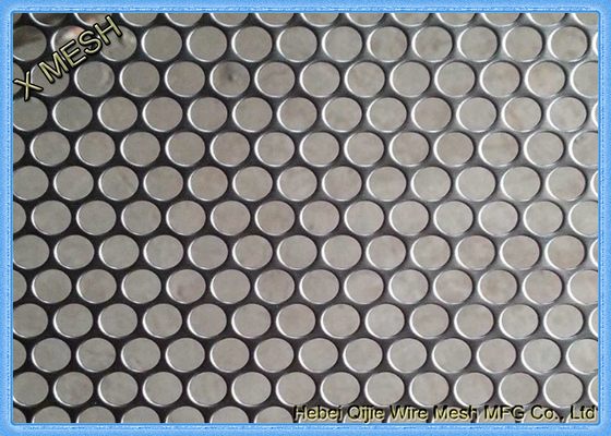 Heavy Duty Perforated Metal Mesh Panel , 3mm Perforated Aluminium Sheet Durable