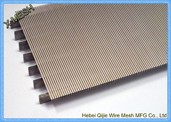 Heavy Gauge Metal Wire Mesh , Stainless Steel Grid Mesh Strainer Basket Wedge Wire Slotted