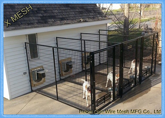 Powder Coated Welded Wire Mesh Baskets Dog Cage Full Sizes Pets Enclosure