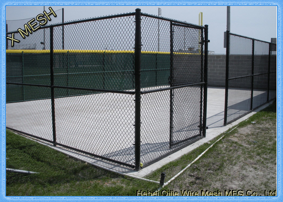 Hot Dipped Galvanized Chain Link Fence Slats / Panels Heavy Duty Sliding Gates 5 Foot