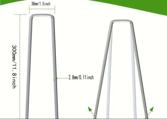 Galvanized Landscape Staples U Shaped Lawn Turf Nail