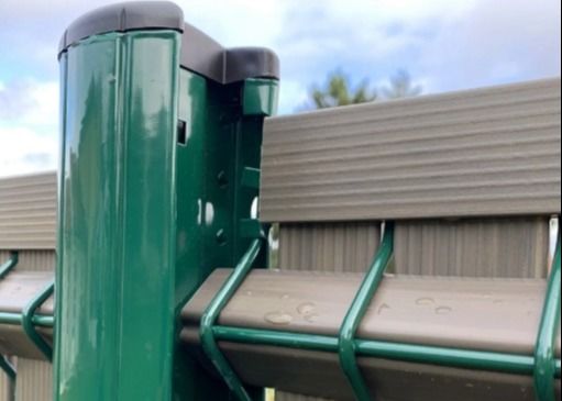 3d Design 60x60mm Curved Metal Fence For Garden