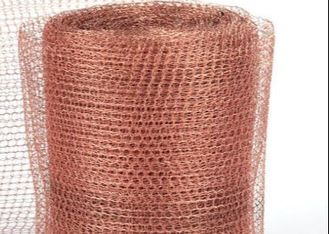 Rustproof Durable Copper Wire Mesh Copper Knitted Wire Mesh