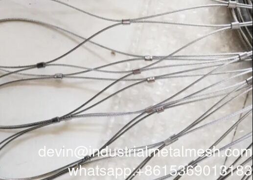 Hot Sale Flexible Stainless Steel Rope Mesh Wire Rope Mesh
