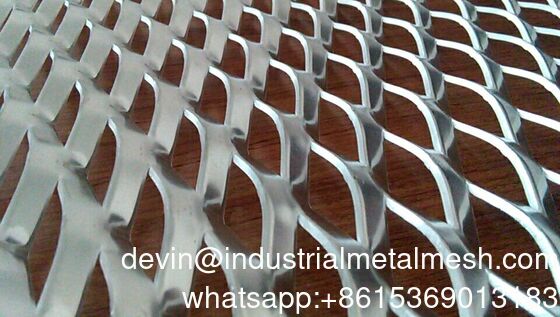 High Strength Heavy Duty Flattened Weather Resistant Expanded Metal Mesh for Construction Floor Grating Stair Tread Floor Concrete Brick Scaffolding