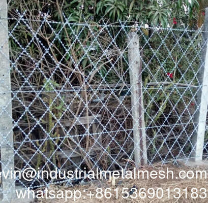Wall Anti-Theft Welded Razor Barbed Wire Welded Razor Wire Mesh