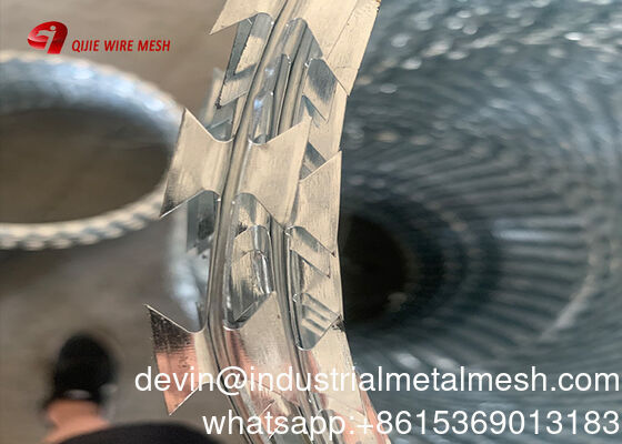 75X150mm Opening Welded Razor Blade Barbed Wire Mesh for Fence Panel