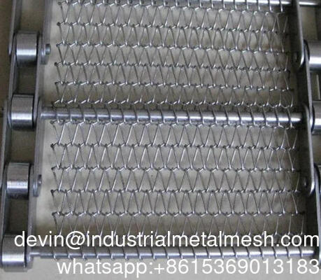 Chain link conveyor belt / Balanced Spiral belt